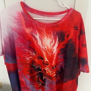 Red Dragon Graphic T-Shirt